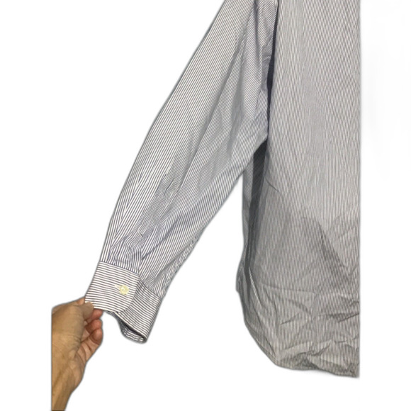 Ralph Lauren Men's Dress Shirt Classic Fit Pinstripe - Picture 3 of 6